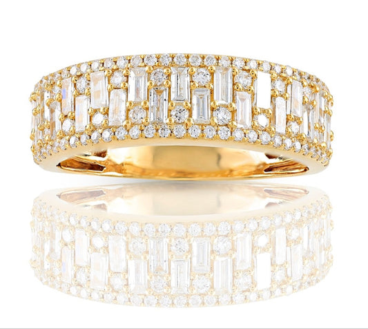 1.2CT Diamond Baguette Ring