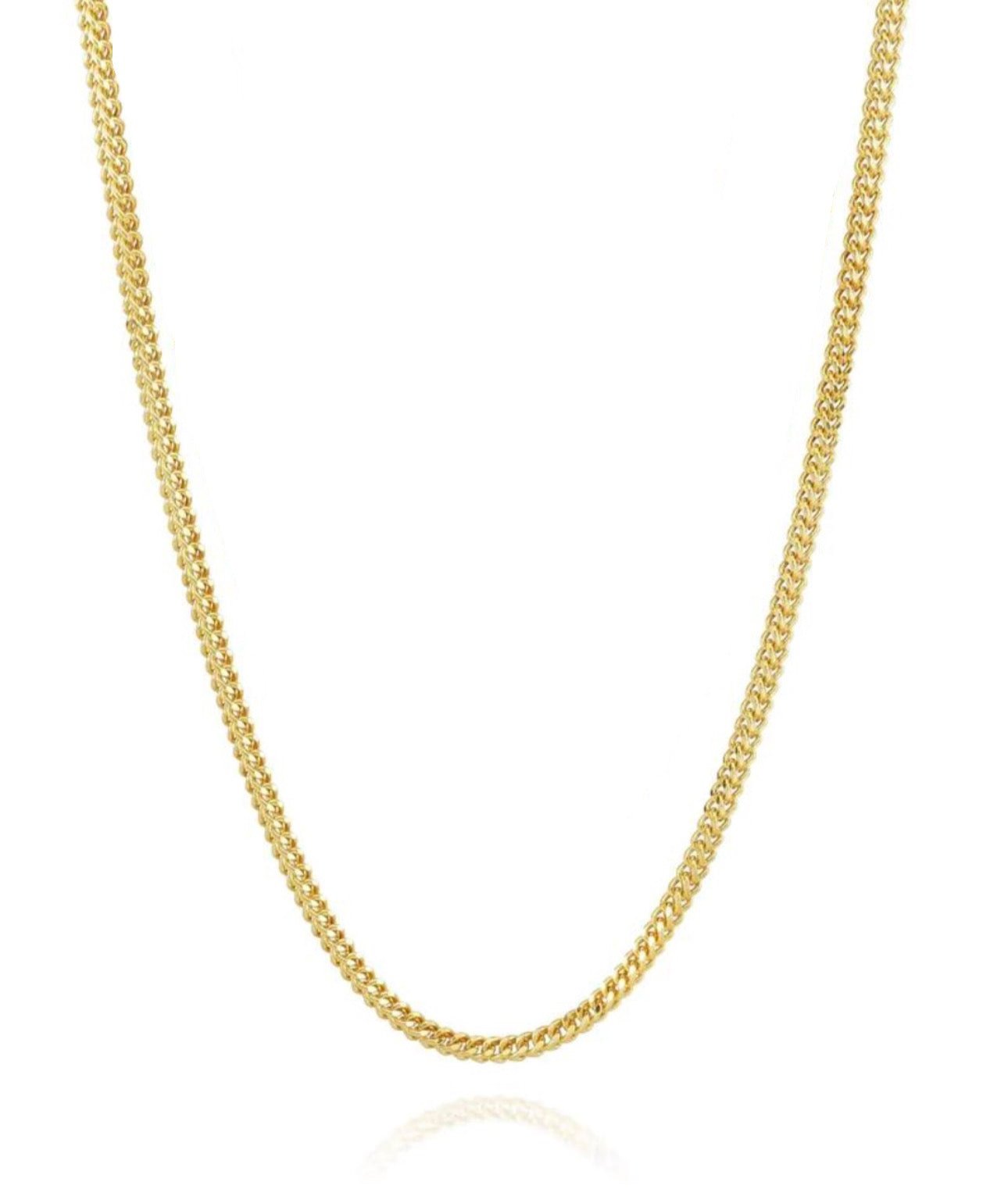 14K 5.5MM Yellow Gold Franco Chain