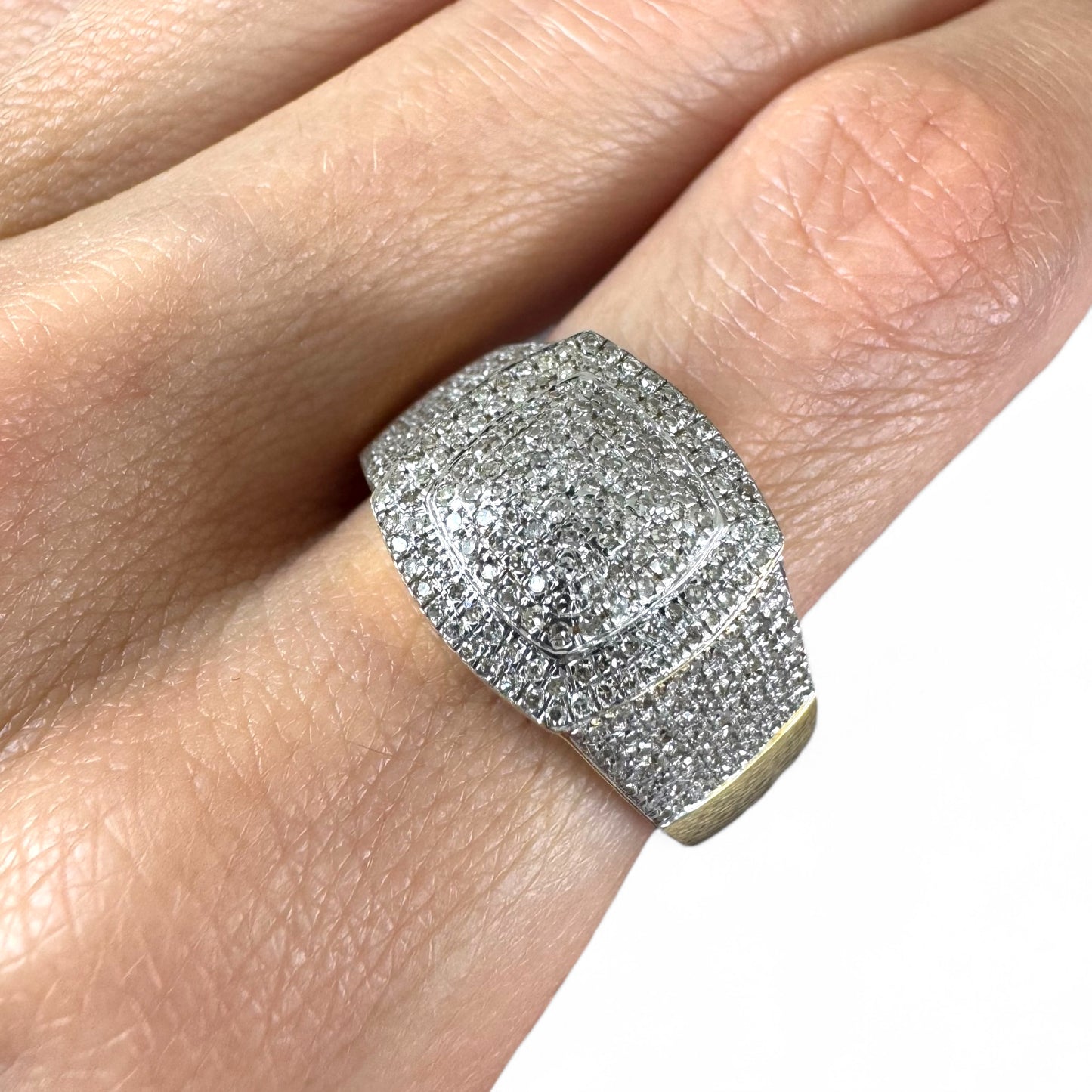 0.65CT 12MM Yellow Gold Diamond Ring