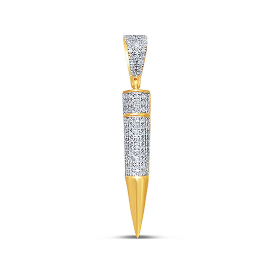 Diamond Bullet Pendant