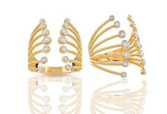 14K .30CT Bezel Set Diamond Ring