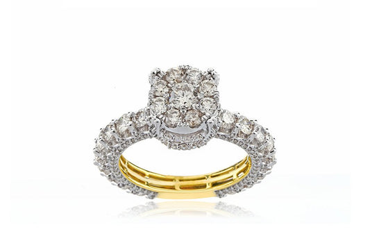 14K 2.72CT Round Gold Diamond Ring