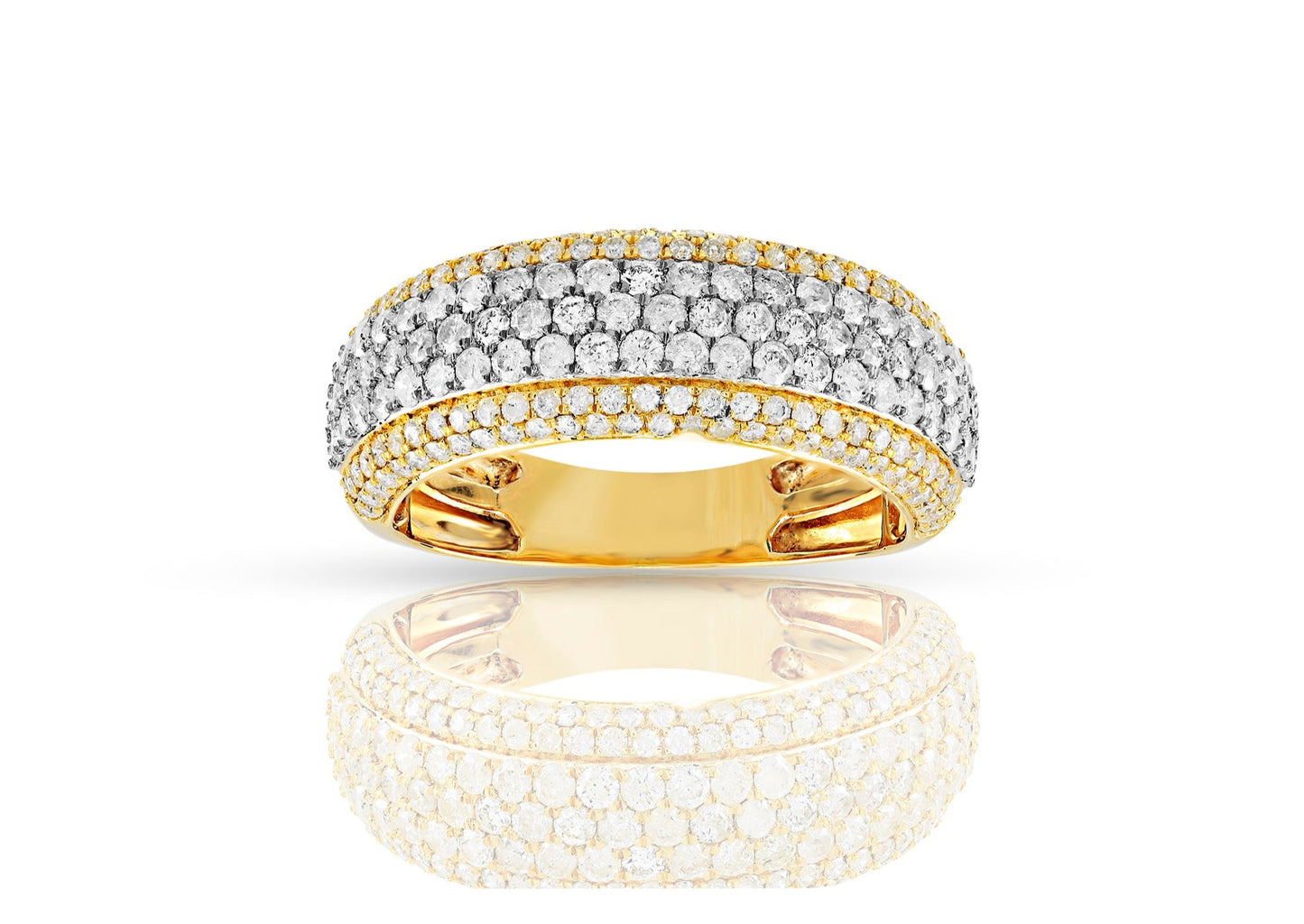 10K 1.52CT Two-Tone Diamond Ring