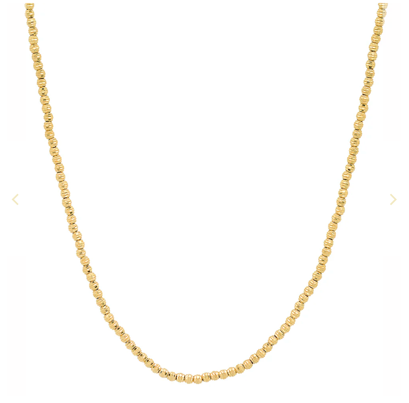14K Yellow Gold Mooncut Chain