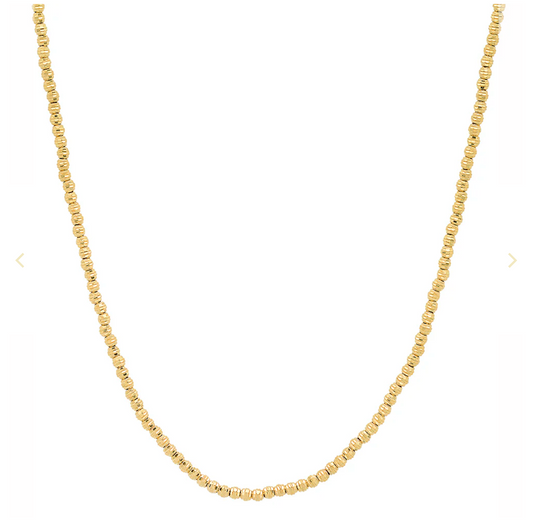 14K Yellow Gold Mooncut Chain