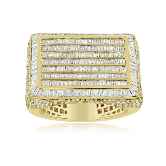 14K 2.7CT Diamond Baguette Ring