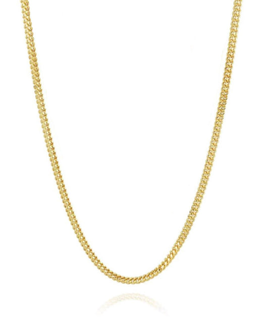 14K 5MM Yellow Gold Franco Chain