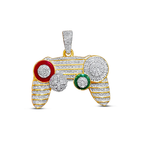 Diamond Gold Game Control Pendant