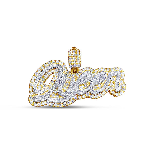 Diamond Two-Tone Queen Pendant