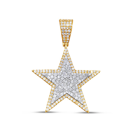 1.13CT Diamond Star Pendant