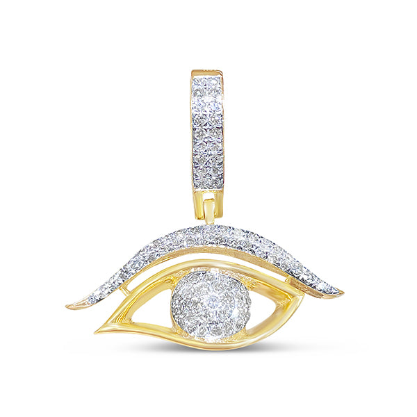 Evil Eye Diamond Pendant