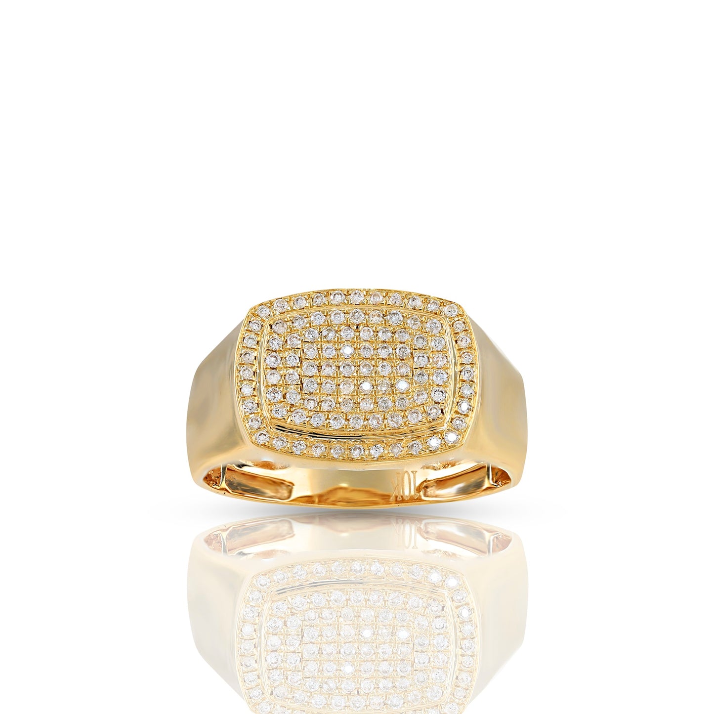 10K .38CT Yellow Gold Diamond Ring