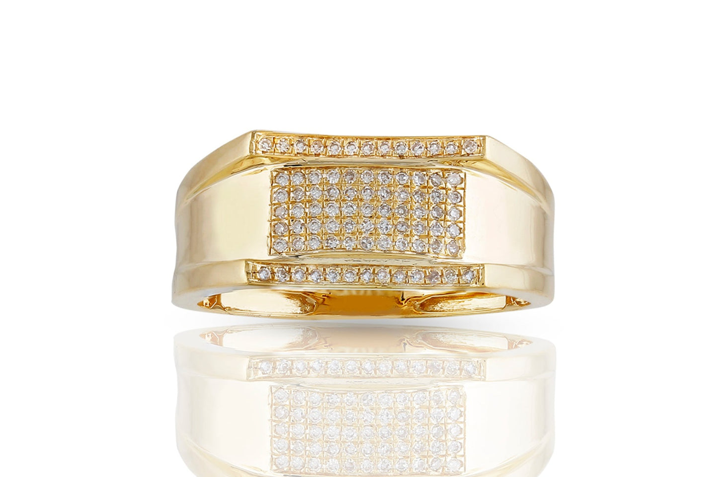 10K .24CT Yellow Gold Diamond Ring