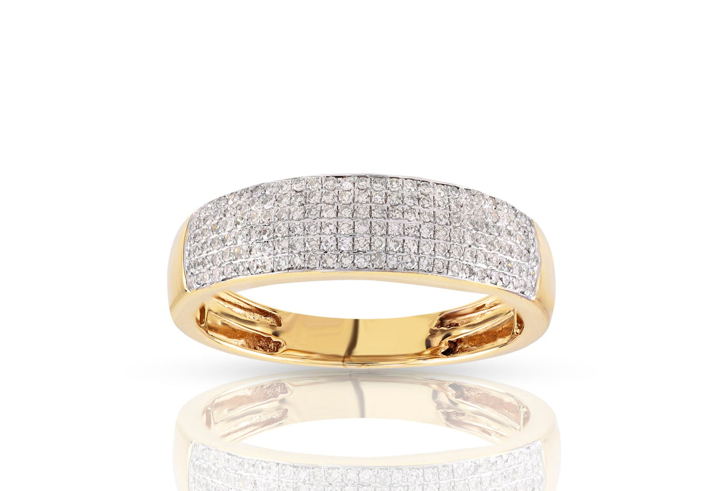 10K .43CT Men's Diamond Gold Ring