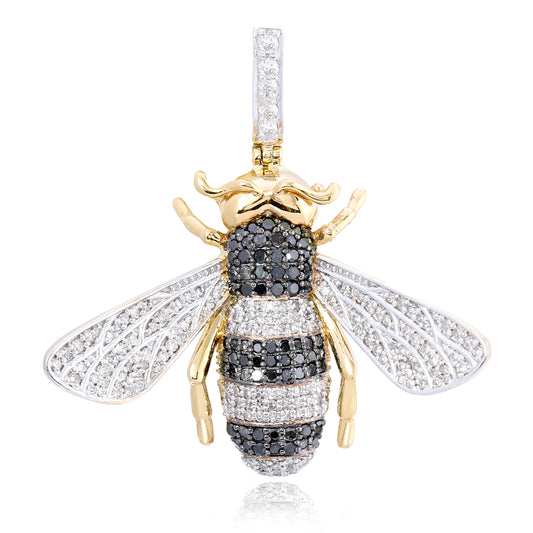 Diamond Bee Pendant